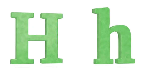 Jade Alphabet Isoliert Auf Weißem Hintergrund Illustration — Stockfoto