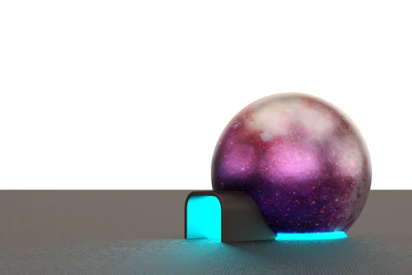 Science Fiction Scéna Galaxy Ball Ilustrace — Stock fotografie