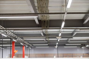 Tavandan kablolama, tavan çerçeve metal profilinde yaptığınız