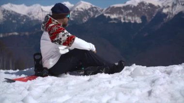 Snowboard zevk Window'u Dağları