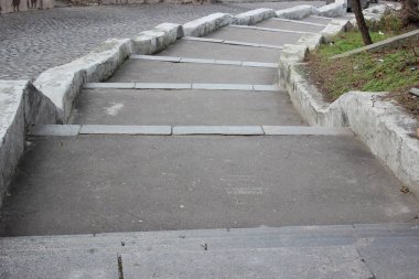 Eski granit merdiven