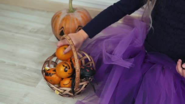 Halloween Party для дітей — стокове відео