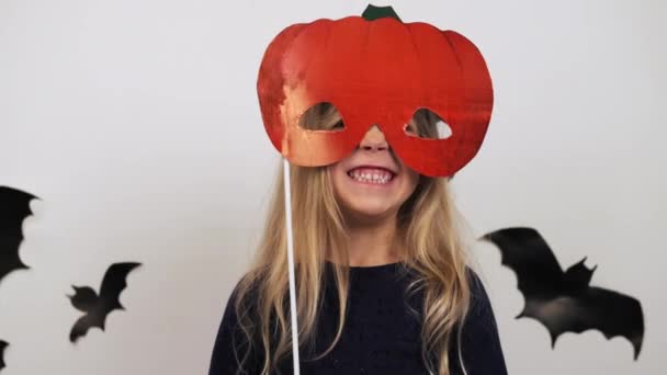 Fiesta de Halloween para niños — Vídeo de stock