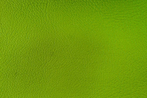 Texture of artificial leather. Background or backdrop of green leatherette.