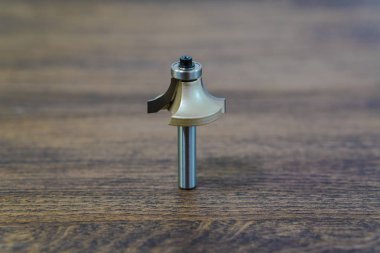 Kesici ve yönlendirici bit freze. Köşe yuvarlak ahşap ve plastik için bit.