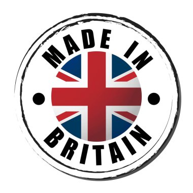 Bayrağı boyamak için Birleşik Krallık 'ta yapılmış. Sembol. Mühürle..