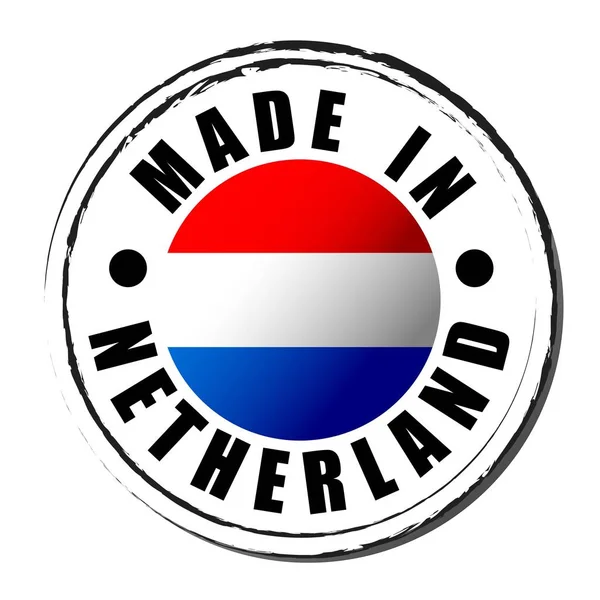 是在荷兰造的，用来给国旗上色。 符号。 封印. — 图库矢量图片