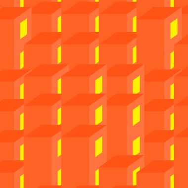 Portakal küplerinin soyut çizimi. Sonsuz geometrik arkaplan.