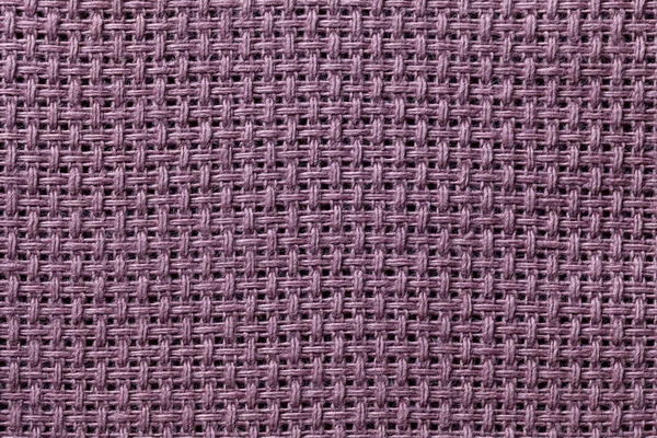 Lila Textil Hintergrund Nahaufnahme. Struktur des Gewebemakros — Stockfoto