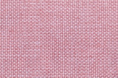 Pembe kareli desenli, portre. Kumaş makro yapısı.