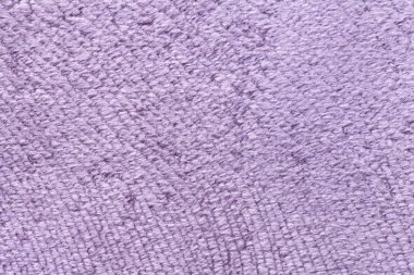 Açık mor renkli yumuşak Tekstil malzemesinden. Doğal dokulu kumaş.