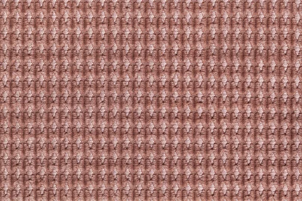 Dunkelbrauner Hintergrund aus weichem, wolligem Stoff in Nahaufnahme. Textur von Textilien Makro — Stockfoto
