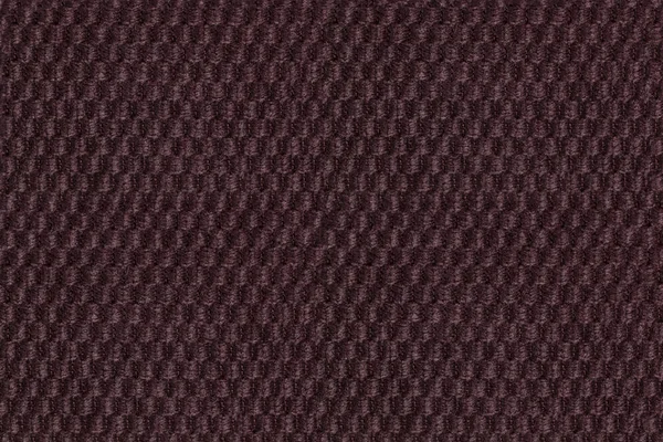 Fundo marrom escuro de tecido flexível macio closeup. Textura de macro têxtil — Fotografia de Stock