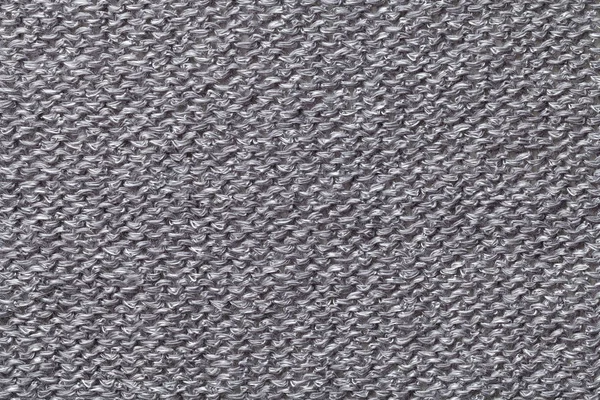 Grå textil bakgrund närbild. Struktur av makrot tyg — Stockfoto