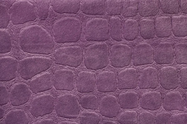 Fond violet à partir d'une matière textile d'ameublement doux, gros plan . — Photo