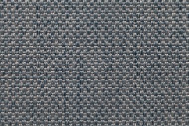 Damalı deseni, closeup ile mavi Tekstil arka plan. Kumaş makro yapısı.