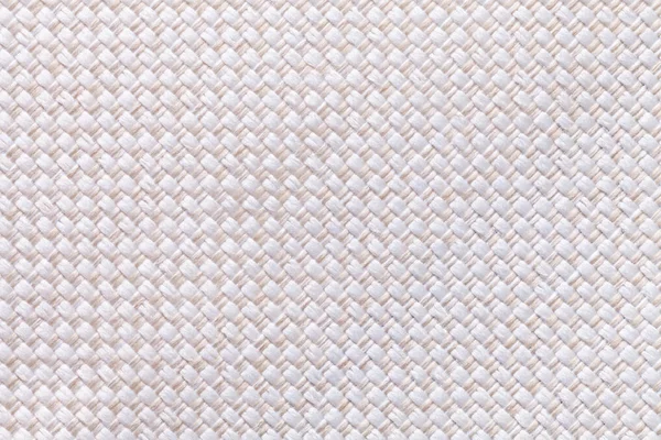 White textile background closeup. Structure of the fabric macro