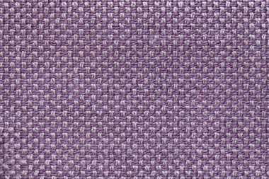 Damalı deseni, closeup ile Menekşe Tekstil arka plan. Kumaş makro yapısı.