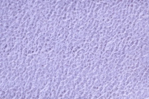 Fond duveteux violet clair en tissu doux et molletonné. Texture du gros plan textile — Photo