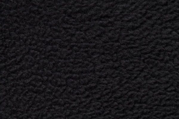 Czarne zamszowe tkaniny zbliżenie. Velvet tekstury. — Zdjęcie stockowe