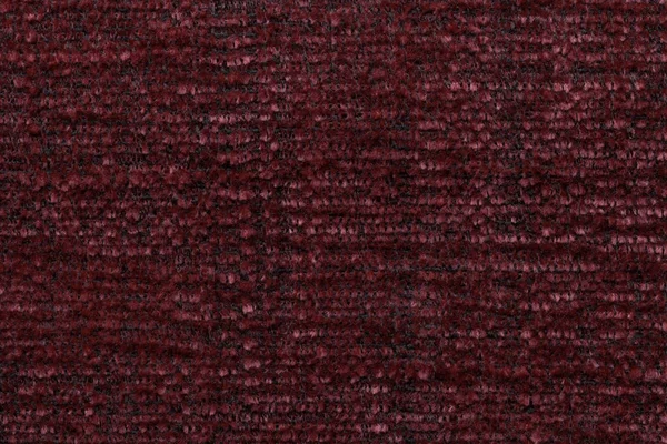 Roter, flauschiger Hintergrund aus weichem, flauschigem Stoff. Textur von textilen Nahaufnahmen — Stockfoto