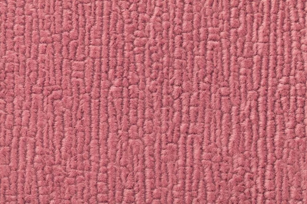 Donker roze pluizige achtergrond van zachte, wollige doek. Textuur van textiel closeup — Stockfoto