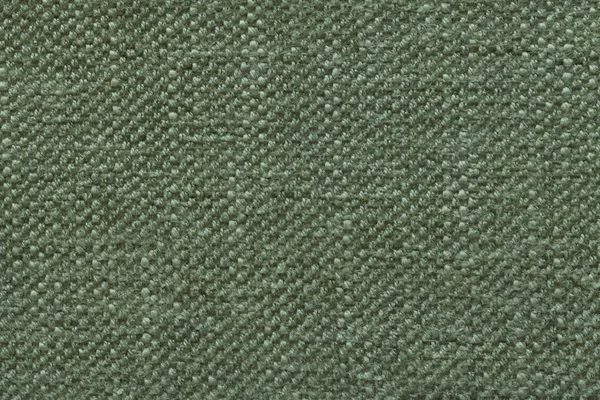 Grüner gestrickter Wollhintergrund mit einem Muster aus weichem, wolligem Stoff. Textur von textilen Nahaufnahmen. — Stockfoto