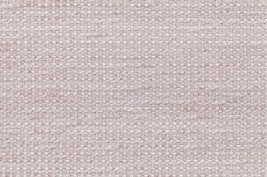 Damalı deseni, closeup ile bej Tekstil arka plan. Kumaş makro yapısı.