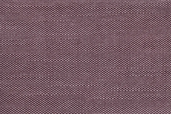 Brown textile background with checkered pattern, closeup. Structure of the fabric macro. — Stock Photo, Image