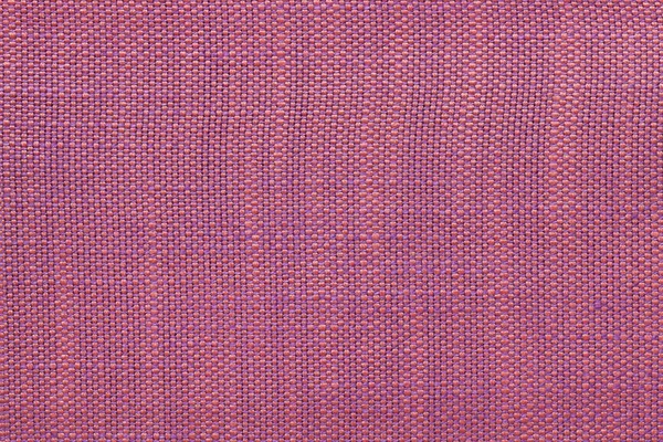Пурпурового текстильні фону з картатим візерунком, крупним планом. Структура тканини макросу. — стокове фото