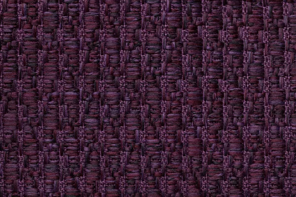 Donkere paarse gebreide wollen achtergrond met een patroon van zachte, wollige doek. Textuur van textiel closeup. — Stockfoto
