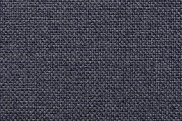 Blå bakgrund med flätad rutigt mönster, närbild. Konsistens av väva tyget, makro. — Stockfoto