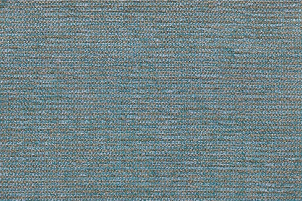 Blå himmel textil bakgrund med rutigt mönster, närbild. Struktur av makrot tyg. — Stockfoto