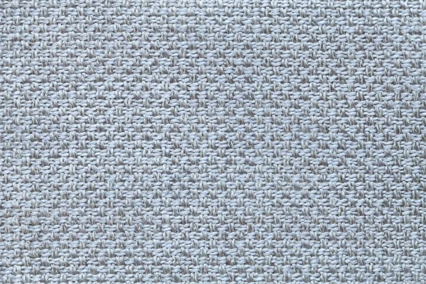 市松模様、クローズ アップで光の青い繊維の背景。ファブリック マクロの構造. — ストック写真