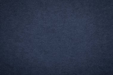 Eski lacivert kağıt arka plan, closeup doku. Yoğun karanlık denim karton yapısını