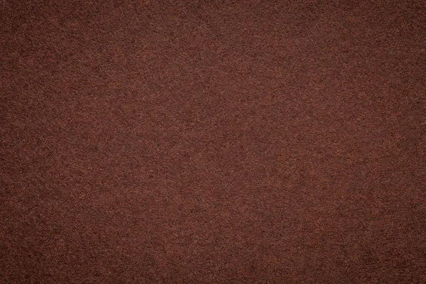 Textura de fondo de papel marrón oscuro viejo, primer plano. Estructura de cartón umber denso —  Fotos de Stock
