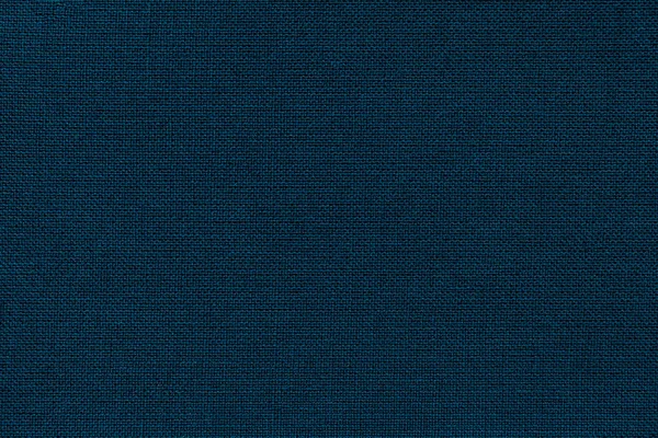Marineblauer Hintergrund aus einem Textilmaterial mit Weidenmuster, Nahaufnahme. — Stockfoto