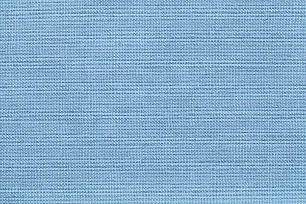 Светло-синий фон из текстильного материала с плетеной узором, крупным планом . — стоковое фото