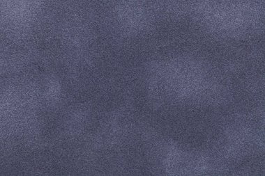 Arka plan koyu gri ve mavi süet kumaş portre. Velvet mat doku nubuk Tekstil