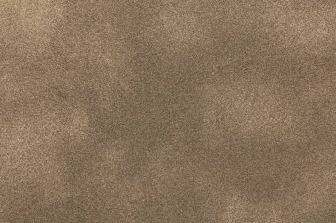 Arka plan ışık bronz süet kumaş portre. Velvet mat doku kum nubuk Tekstil