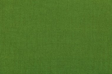 Yeşil arka plan deseni, closeup ile bir tekstil malzemesinden. Doğal dokulu kumaş yapısı. Kumaş zemin.
