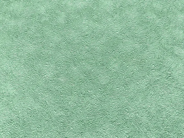 Textur der grünen Tapete mit einem Muster — Stockfoto