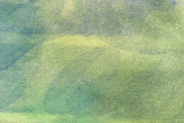 Soyut sanat arka planı açık yeşil ve zeytin renkleri. Tuval üzerinde suluboya boya boya.