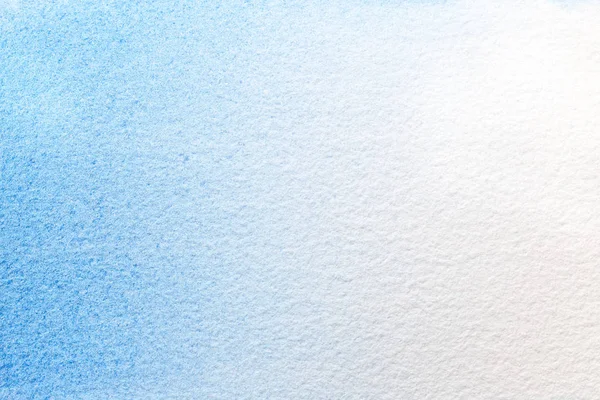 Arte abstrata fundo luz azul e branco cores. Pintura aquarela na canva . — Fotografia de Stock