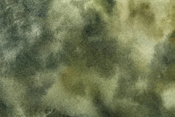 Arte abstracto fondo oliva y colores verdes. Acuarela pintura sobre lienzo . — Foto de Stock