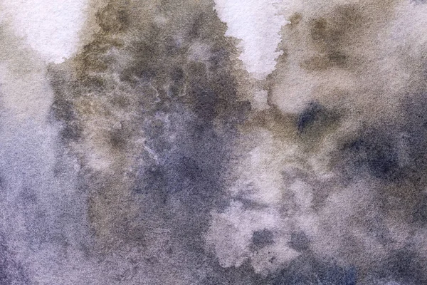 Soyut sanat arka planı koyu mor ve beyaz renkler. Tuval üzerinde suluboya boya boya. — Stok fotoğraf
