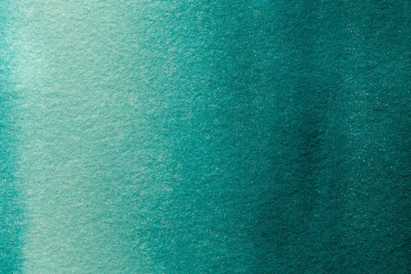 摘要艺术背景 浅绿色和浅绿色 帆布上的水彩画有柔和的翡翠坡度 纸上有青色图案的艺术品碎片 纹理水蓝石背景 — 图库照片