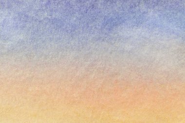 Soyut sanat arka planı açık mavi ve mercan renkleri. Yumuşak turuncu ve mor renkli tuval üzerine suluboya boya. Kağıtların üzerinde desenli bir sanat eseri. Doku arkaplanı.