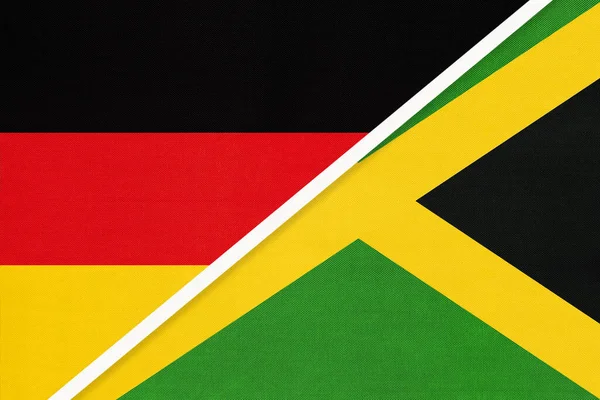 공화국 자메이카 섬유에서 국기의 사이의 파트너십 그리고 챔피언십 — 스톡 사진