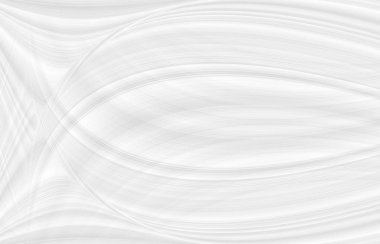 Beyaz 3 boyutlu arka plan, dalga çizimi, ağ koruyucusu için güzel bükme deseni. Bir düğün kartı için düz çizgileri olan açık gri bir doku..